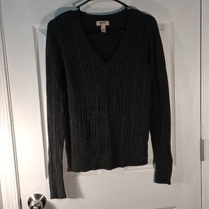 Arizona Jean Company Charcoal V-Neck Sweater